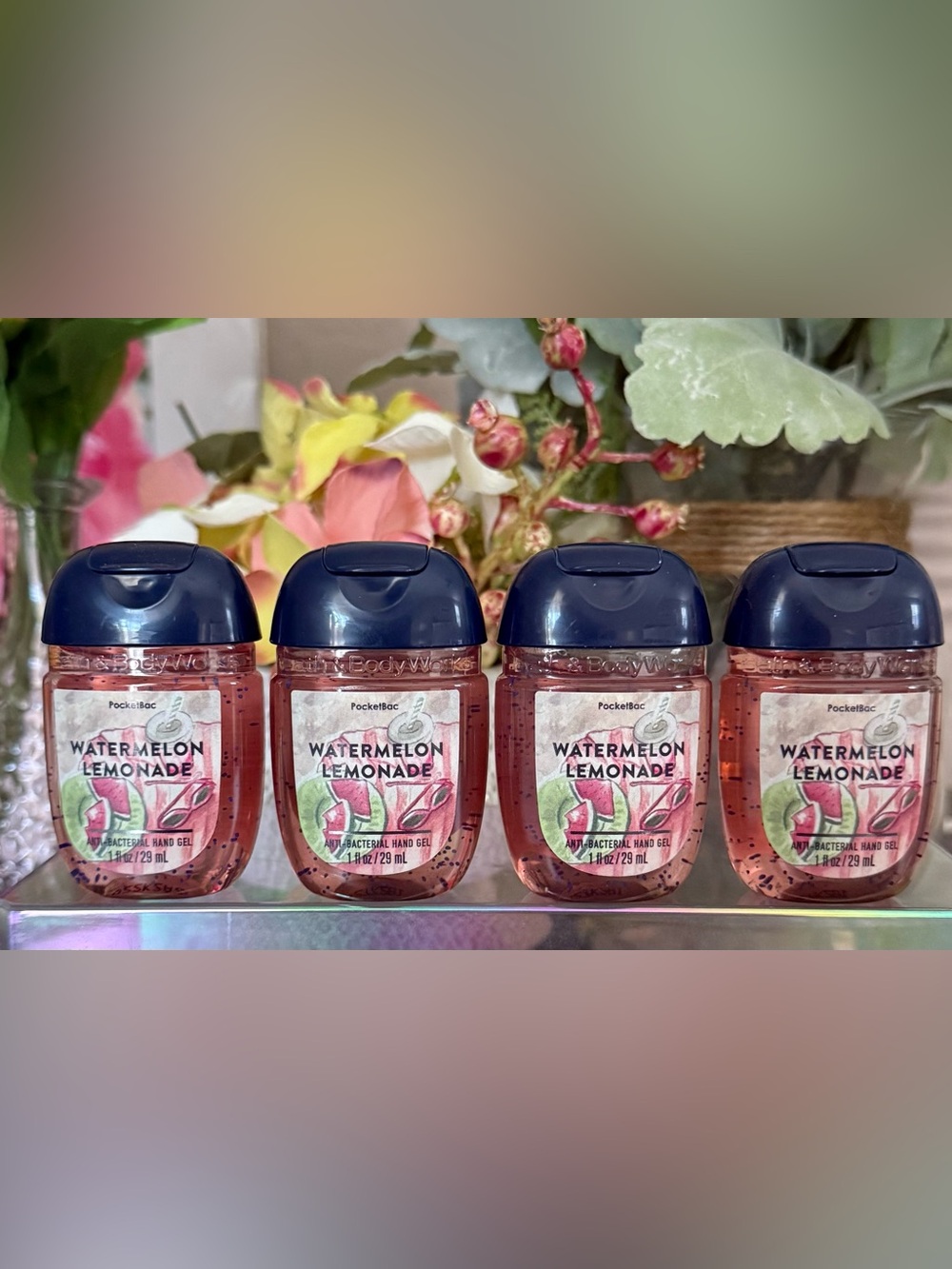 🆕🍉 BATH & BODY WORKS “WATERMELON LEMONADE” 4-PIECE POCKETBAC COLLECTION. NEW!